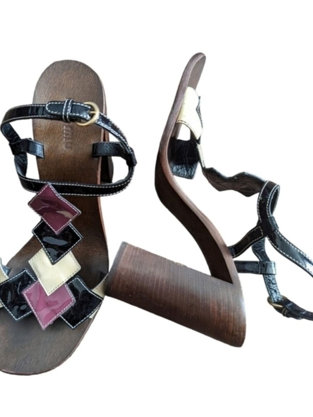 Vtg Miu Miu Heel Sandals - Picture 12 of 12